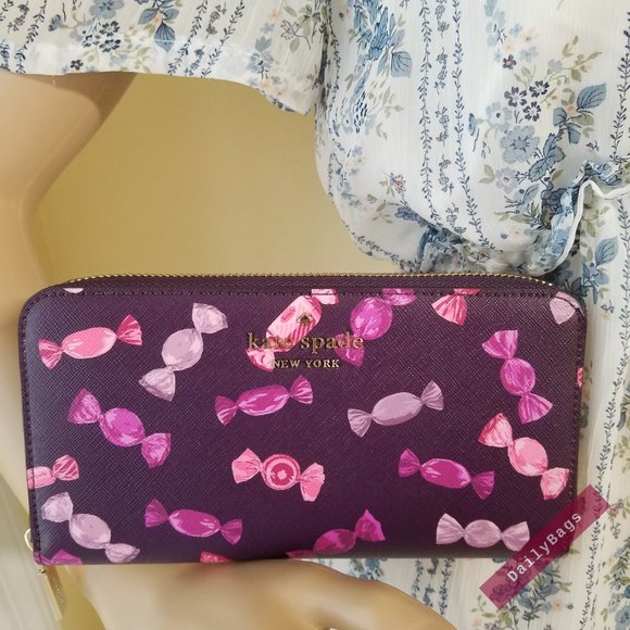 LARGE CONTINENTAL WALLET STACI CANDY KATE SPADE - Picture 2 of 9